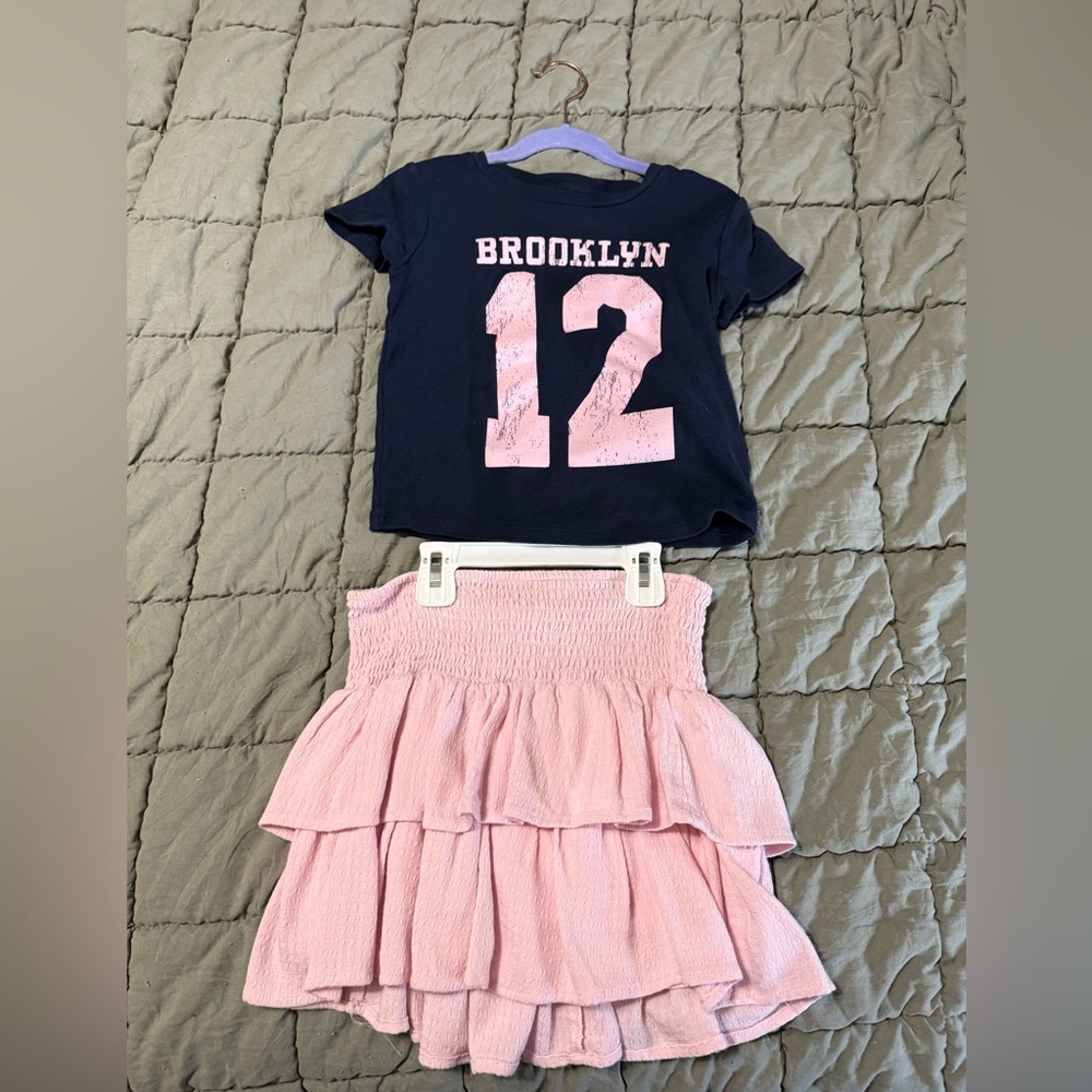 Art Class Navy and Pink Kids Matching Set